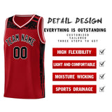 Custom Personalized Graffiti Pattern Sports Uniform Basketball Jersey Text Logo Number