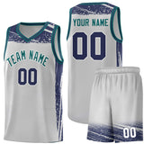 Custom Personalized Graffiti Pattern Sports Uniform Basketball Jersey Add Logo Number
