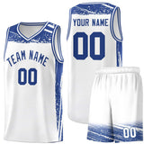 Custom Personalized Graffiti Pattern Sports Uniform Basketball Jersey Text Logo Number