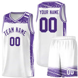 Custom Personalized Graffiti Pattern Sports Uniform Basketball Jersey Add Logo Number