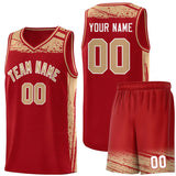 Custom Personalized Graffiti Pattern Sports Uniform Basketball Jersey Text Logo Number
