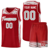Custom Traditional Graffiti Pattern Sports Uniform Basketball Jersey Text Logo Number