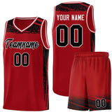 Custom Traditional Graffiti Pattern Sports Uniform Basketball Jersey Printed Logo Number