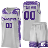 Custom Traditional Graffiti Pattern Sports Uniform Basketball Jersey Add Logo Number