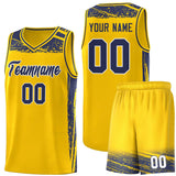 Custom Traditional Graffiti Pattern Sports Uniform Basketball Jersey Text Logo Number