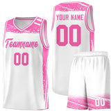 Custom Personalized Graffiti Pattern Sports Uniform Basketball Jersey Printed Logo Number