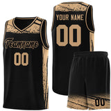Custom Traditional Graffiti Pattern Sports Uniform Basketball Jersey Text Logo Number