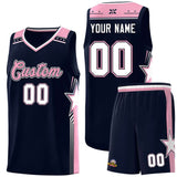 Custom Personalized Star Graffiti Pattern Sports Uniform Basketball Jersey For Adult