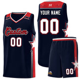 Custom Personalized Star Graffiti Pattern Sports Uniform Basketball Jersey For Unisex