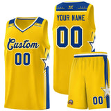 Custom Personalized Star Graffiti Pattern Sports Uniform Basketball Jersey For Adult