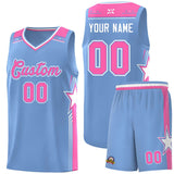 Custom Personalized Star Graffiti Pattern Sports Uniform Basketball Jersey For Adult