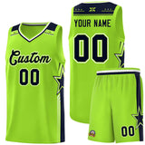 Custom Personalized Star Graffiti Pattern Sports Uniform Basketball Jersey For Adult