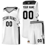 Custom Tailor Made Star Graffiti Pattern Fashion Sports Uniform Basketball Jersey For Adult