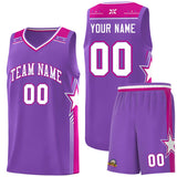 Custom Individualized Star Graffiti Pattern Sports Uniform Basketball Jersey Add Logo Number