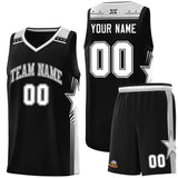 Custom Tailor Made Star Graffiti Pattern Fashion Sports Uniform Basketball Jersey For Adult