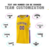 Custom Individualized Star Graffiti Pattern Sports Uniform Basketball Jersey Text Logo Number