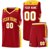 Custom Tailor Made Star Graffiti Pattern Fashion Sports Uniform Basketball Jersey For Adult