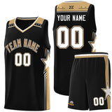 Custom Tailor Made Star Graffiti Pattern Sports Uniform Basketball Jersey For Unisex