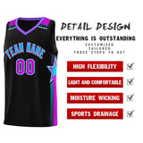Custom Tank Top Star Graffiti Pattern Sports Uniform Basketball Jersey Text Logo Number