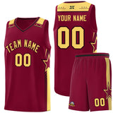 Custom Tailor Made Star Graffiti Pattern Sports Uniform Basketball Jersey For Unisex