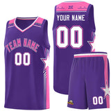 Custom Tank Top Star Graffiti Pattern Sports Uniform Basketball Jersey Text Logo Number