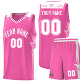 Custom Tank Top Star Graffiti Pattern Sports Uniform Basketball Jersey Text Logo Number
