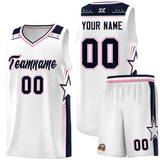 Custom Traditional Star Graffiti Pattern Fashion Sports Uniform Basketball Jersey For Youth