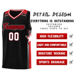 Custom Traditional Star Graffiti Pattern Fashion Sports Uniform Basketball Jersey For Adult