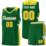 Custom Traditional Star Graffiti Pattern Fashion Sports Uniform Basketball Jersey For Unisex