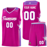 Custom Traditional Star Graffiti Pattern Fashion Sports Uniform Basketball Jersey For Unisex