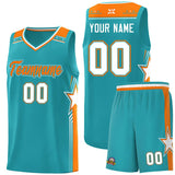 Custom Traditional Star Graffiti Pattern Fashion Sports Uniform Basketball Jersey For Adult