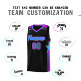 Custom Traditional Star Graffiti Pattern Fashion Sports Uniform Basketball Jersey For Unisex