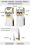 Custom Personalized Tank Top Two Tone Font Sports Uniform Basketball Jersey For Youth