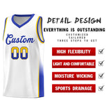Custom Personalized Tank Top Two Tone Font Sports Uniform Basketball Jersey For Youth