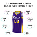 Custom Personalized Tank Top Two Tone Font Sports Uniform Basketball Jersey For Youth