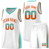 Custom Personalized Tank Top Two Tone Font Sports Uniform Basketball Jersey Add Logo Number