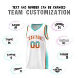 Custom Personalized Tank Top Two Tone Font Sports Uniform Basketball Jersey Add Logo Number