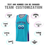 Custom Personalized Tank Top Two Tone Font Sports Uniform Basketball Jersey Add Logo Number