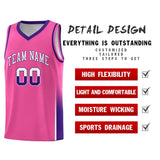 Custom Personalized Tank Top Two Tone Font Sports Uniform Basketball Jersey Text Logo Number