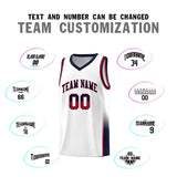 Custom Personalized Tank Top Two Tone Font Sports Uniform Basketball Jersey Add Logo Number