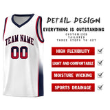 Custom Personalized Tank Top Two Tone Font Sports Uniform Basketball Jersey Add Logo Number