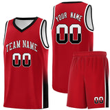 Custom Personalized Tank Top Two Tone Font Sports Uniform Basketball Jersey Text Logo Number