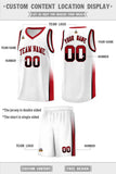 Custom Personalized Tank Top Two Tone Font Sports Uniform Basketball Jersey Text Logo Number