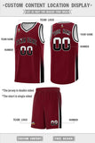 Custom Personalized Tank Top Two Tone Font Sports Uniform Basketball Jersey Text Logo Number