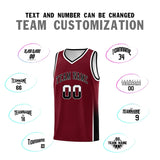Custom Personalized Tank Top Two Tone Font Sports Uniform Basketball Jersey Text Logo Number
