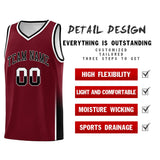 Custom Personalized Tank Top Two Tone Font Sports Uniform Basketball Jersey Text Logo Number