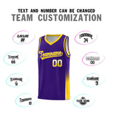 Custom Personalized Tailor Made Two Tone Font Sports Uniform Basketball Jersey For Youth