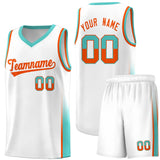 Custom Personalized Traditional Two Tone Font Sports Uniform Basketball Jersey For Adult