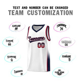 Custom Personalized Traditional Two Tone Font Sports Uniform Basketball Jersey For Adult