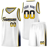 Custom Personalized Individualized Two Tone Font Sports Uniform Basketball Jersey For Youth
